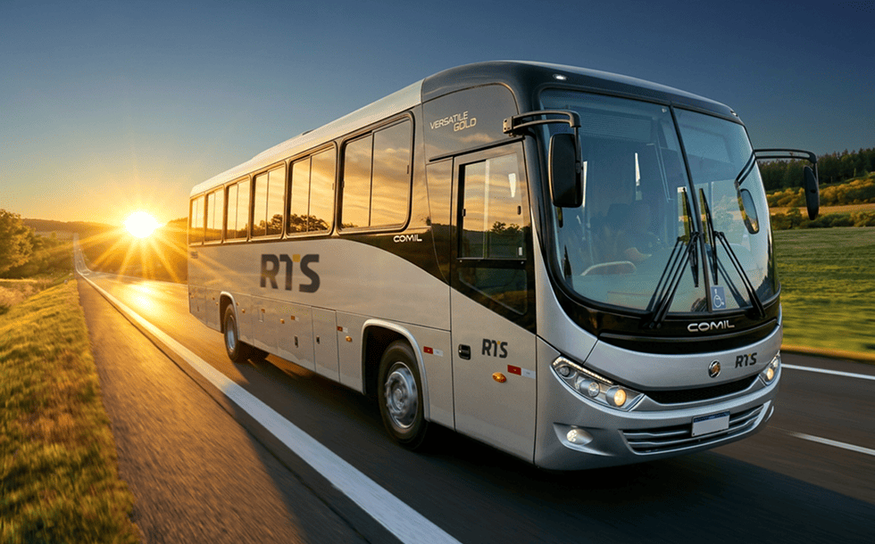 Infraestrutura e frota próprias da RTS para transporte corporativo